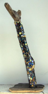 Mosaici Sculture - Millumino 2013, vetro 40x18xh90 cm