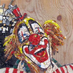 Mosaico serie mista - Clown 2013, tecnica mista, 42,7x59,5 cm
