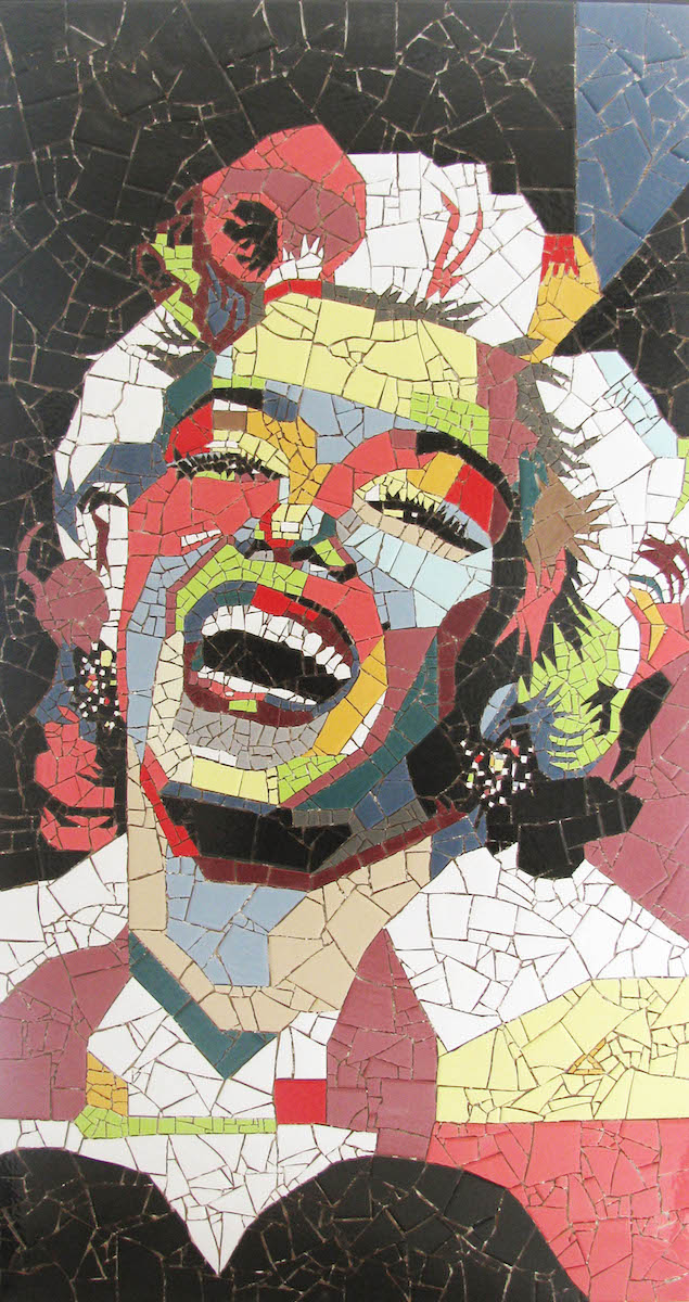 Mosaio serie mista - Cromosaico 2015, vetro, 120x220 cm
