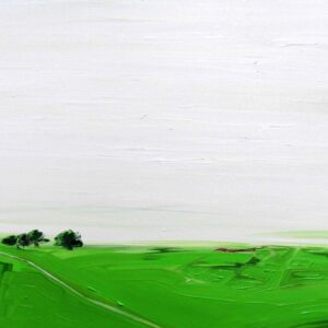 Dipinto serie mista Da lontano 2011, olio su tela, 49,5x84 cm